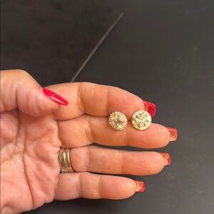 Elegant Gold Stud Earrings